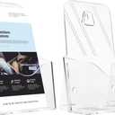 Acrylic Brochure Holder 6 x 8 Inch, Clear Slant Back Display Stand for 5.5 x 8.5 & 5 x 7 Inch Flyers, Pamphlets, Table Signs  Plastic Paper Holder for Office, Home, Store, 2 Pack