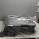 Acrylic Dog Playpen Indoor, Clear Dog Play Pen for Puppies and Small Dogs, Easy Assembly & Clean Puppy Pen (23.6", 10 Panels, Black)