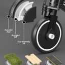 XJD 5 in 1 Toddler Bike, Tricycle for Toddlers 1-3 with Adjustable Seat Height, Removable Pedals, Ideal Balance Bike Birthday Gifts and Toys for Boys and Girls (Black)