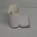 Bathroom Sensor Trash Can with Lid 2 Gallon Automatic Trash Bin, 7.5 Liter Small Smart Garbage Can, Slim Waterproof Garbage Bin, Narrow Waste Bins for Bedroom, Living Room, Office (white gold)