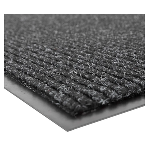 Notrax 109 Brush Step Carpeted Indoor/Outdoor Entrance Mat for Home or Office, 4' x 6', Absorbent Slip Resistant Heavy Duty Entry Mat, Charcoal, 109S0046CH