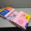 Kids Play Mat - Cartoon Kids Bedroom Rug Play Mat for Learning ABC Alphabet, Numbers, Animal, Colors, Season, Cute Classroom Rug for Children Girls Bedroom Decor, Pink, 4.5x6 Feet