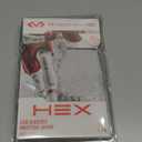 Knee Compression Sleeves: McDavid Hex Knee Pads Compression Leg Sleeve for Basketball, Volleyball, Weightlifting, and More - Pair of Sleeves (ADULT- Large, White)