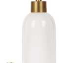 Natheeph 14OZ Ceramic Soap Dispenser Ceramic Soap Pump Dispenser Can Fill Liquid for Bathroom/Kitchen (White)