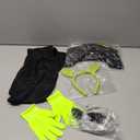 3 Sets Halloween Trio Costume Cosplay Accessories Green Ogre Ear Headband and Glove Donkey Headband and Tail Puss Cat Boots Hat with Cloak Family Halloween Costumes for 3 Dress up Accessories