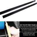 for Universal Car Side Skirt Extension Rocker Panel Body Kit Lip Splitters 6pcs Gloss Black