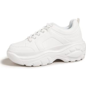 LUCKY STEP Women Chunky Platform Dad Colorblock White Neon Green Fuchsia Hologram Silver Casual Lace-Up Walking Sneakers (8.5) LUCKY STEP Women Chunky Platform Dad Colorblock White Neon Green Fuchsia Hologram Silver Casual Lace-Up Walking Sneakers (8.5)