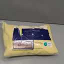 Pleated Bed Skirt Queen Size - 3 Sided Pleated Bed Skirt - 12 Inch, Yellow