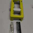 Door Hinge Jig, Door Hinge Router Template, Adjustable Door Mortise Jig for 3" to 5" Hinges - Compatible with Square and Radius Corners 1/4" & 5/8" (Yellow)