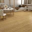 Yenhome 6"X36" Scratch-Resistant Vinyl Flooring Peel and Stick Flooring Waterproof Brown Wood Look Peel and Stick Floor Tile Bathroom Self Adhesive Floor Tile for Bathroom Bedroom (35Plank, 52.5Sq.Ft)