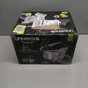 Universal (4.2 Quart / 4 Liter) Small Stainless Steel Easy Use Pressure Cooker + Extra Glass Lid, 5 Servings, Induction Compatible, Multipurpose Pot & Pressure Cooker