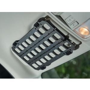 TACNEX Vehicle Rigid MOLLE Panel for Car Visor Organizer EDC Pouch Tool Holster Bag Holder Tactical Gear Rack Truck Equipment Mount Plate Modular Storage Shelf Auto Interior Accessories