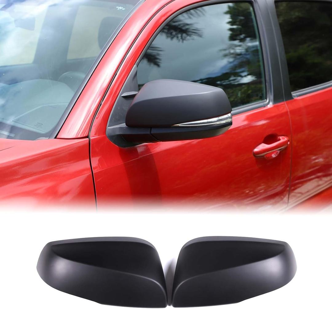 Aunginsy Door Rear View Mirror Cover Cap Compatible with 2016-2023 Toyota Tacoma TRD Off Road, TRD Pro, TRD Sport, Limited & Trail Special Edition Molding Trim Exterior Accessories (With Turn Signal)