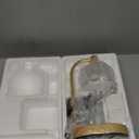 MEIXISUE Candle Warmer Lamp with Timer and Dimmer,Electric Gold Light Gifts for Women Melt Wax Warmer Lamp with 2 Bulbs for Candle Jars House Warming New Home Decor Bedroom