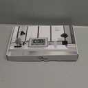 WallarGe Atomic Clock with Outdoor and Indoor Temperature - 12.5 Inch Self-Setting Digital Clock Large Display, Battery Operated Wall Clocks or Desk Clocks for Bedroom, Livingroom, Office