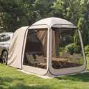 VEVOR Pop Up Screen House Tent, Portable Screened Canopy with Netting Sides, 6×6×7.2 FT