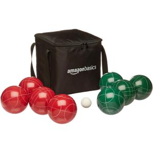 Amazon Basics 100mm Bocce Ball Set