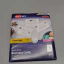 Avery Clean Edge Printable Business Cards with Sure Feed Technology, 2" x 3.5", White, 200 Blank Cards for Laser Printers (5871)