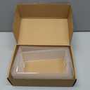 Acrylic Display Risers 8 Pcs - Clear Acrylic Shelves & Display Stand, Rectangular Risers for Cupcake, Retail & Desktop, 4 Sizes (7", 8", 9")