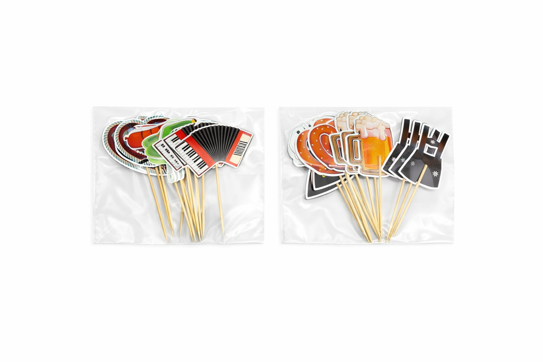 48 PCS Beer Cupcake Toppers Party Decorations Cheers and Beers Cake Decorations for Men Stock the Bar Party Decor Birthday Supplies