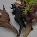 6pc Jumbo Dinosaur Set, 13-15" Blue Velociraptor & T-Rex, Soft Toys for Kids, Perfect Party Favors & Birthday Gifts (Jumbo Dinosaurs)