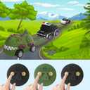 Dinosaur Egg Remote Control Car Toy, Mini 2.4 GHz Racing Cars Alloy Toy for Boys and Girls,Interactive Gifts Birthday Halloween Christmas,Black