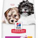 Hill's Science Diet Puppy Small & Mini Breeds Dry Dog Food, Chicken & Brown Rice, 4.5 lb. Bag, BBD: 07/2027, Pack of 1