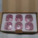 Heart Shot Glasses Set, Pink Shot Glass Cute For Bar Cart Accessories 1.5oz (6, Pink)