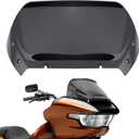 11.5" Windshield Windscreen Wind Spliter for Motorcycle, Wave Wind Shield Accessory Fit for Harley Davidson CVO Road Glide FLTRXSE, CVO Road Glide ST FLTRXSTSE, Road Glide FLTRX 2024 Black