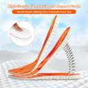 2026 New Steppers Insoles for Men & Women,Cloud Soles for Men, trimmable to fit, with Arch Support to Relieve Foot Pain and Fatigue (1 Pair Orange, Men: 6-7.5/Women: 7-8.5)
