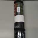 Black Merry Christmas Tree Kitchen Mats Set of 2,Xmas Star Winter Seasonal Farmhouse Home Decor Low-Profile Kitchen Rugs for Floor 17x30+17x47 Inch