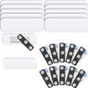 Mifflin-USA - Blank Name Tags with Magnetic Backing - 10 Pack, 1 x 3 - ID Badge Holders with 3 Strong Neodymium Magnets - Customizable & Reusable Badges with Round Corners
