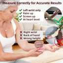 Guaever Wrist Blood Pressure Monitor Rechargeable BP Machine with 5.3"~7.7" Cuff, 2120 Memory, One-Button Switch Memory and User, Professional Automatic Wrist BP Cuff BP Monitor for Family (Pink)