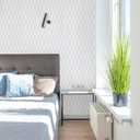 Naphite Modern Peel and Stick Wallpaper Geometric Hexagon Wallpaper Boho Contact Paper for Cabinets Drawers Self Adhesive Removable Neutral Bedroom Decor Nursery 17.3393