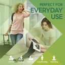 SONORAN Bamboo Viscose Compression Socks for Women & Men (6 Pairs) 20-30 mmHg Knee High Support for Nurses Travel Pregnant (Large-X-Large)