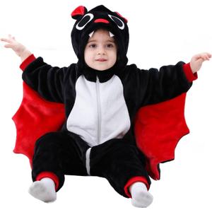 ABTSHU Baby Bat Costume Toddler Halloween Dress Up Outfit 4-5 Years