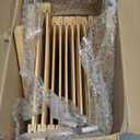 Smiry Bamboo Shoe Rack for Closet, 5 Tier Wooden Stackable Shoe Organizer, Free Standing Shoes Storage Shelf for Entryway, Front Door Entrance, Natural