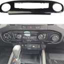 Korlot Carbon Fiber Center Console Air Conditioner Panel AC Cover Trim for Nissan Frontier 2022-2024