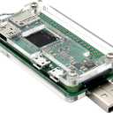 Geekworm USB Dongle Board for Raspberry Pi Zero/Zero W/Zero 2/Zero 2W, BadUSB-Compatible U Disk Expansion with Transparent Acrylic Case Kit