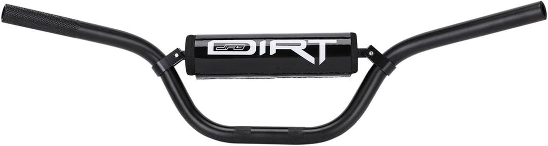 JFG RACING 22mm Pit Bike Handlebar Universal Motorcycle Handlebar Set with Crossbar and Bar Pad for Pit Dirt Bike ATV Quad Motocross Black