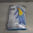 Spooktacular Creations Halloween Dinosaur Costume Kids, T-Rex Costume Outfit with Egg for Toddler Child Dress Up Party (3T (3-4 YRS), Blue)