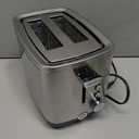 GE 2 Slice Stainless Steel Toaster, Extra Wide Slots for Toasting Bagels, Breads, Waffles & More, 7 Adjustable Shade Settings, Removable Crumb Tray, Countertop Kitchen Essentials, 850 Watts