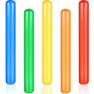 Chivao Pool Inflatable Sticks 41.3 Inch Noodles Colorful PVC Swimming Noodles for Adults Float, Water Games Toy for Beaches & Pool Parties