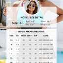 Blooming Jelly Womens One Piece Swim Dress Color Block Tummy Control Swimsuits Tie Knot Crisscross Back Bathing Suit (Black, L)
