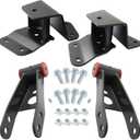 GDYDI 4'' Drop Shackles and Hangers Kit for 1988-1998 Chevy GMC C1500 2WD Lowering Set