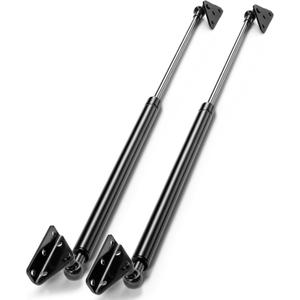 ARANA 30 inch 200 lbs Gas Struts for Heavy Lid with Brackets(One-Piece), Gas Shocks Spring Lift Lid 30", Heavy Duty Lift Support for RV Bed Boat Engine Cover Trap Door(Fits 45-60", 160-220 lbs), 2 Pcs
