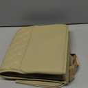 Black Panther Car Seat Cover, Luxury Car Protector, Universal Anti-Slip Driver Seat Cover with Partial Backrest Coverage (Middle Part Only) (1 Piece, Beige)