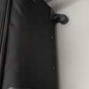 Coolife Luggage 4 Piece Set Suitcase TSA Lock Spinner Softshell lightweight (black+red)