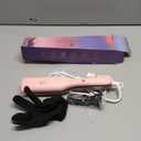 Curling Iron Hair Crimper Waver, MiroPure Waves Curling Wand 1 inch with 30S Fast Heating & PTC Heater, Deep Waver Hair Curler for Women, Dual Voltage, Pink