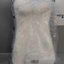 Ergonomic S Curve Reading Pillow for Sitting in Bed Adult- Back Pillow for Bed Sitting up with Adjustable Headrest- Memory Foam White, Blue